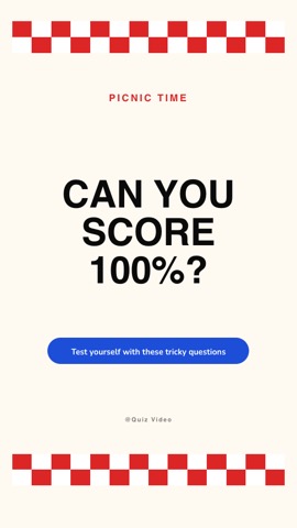 Picnic · Lemonade hook quiz video template preview