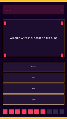 Pixel · Arcade quiz video template preview