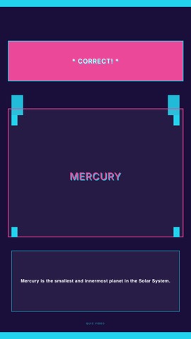 Pixel · Miami answer quiz video template preview