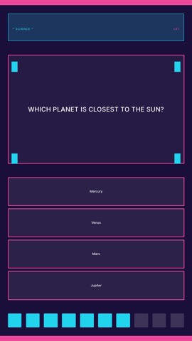 Pixel · Miami quiz video template preview