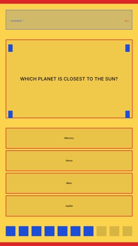 Pixel · Pop Art quiz video template preview