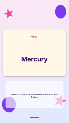 Felt · Cotton Candy answer quiz video template preview