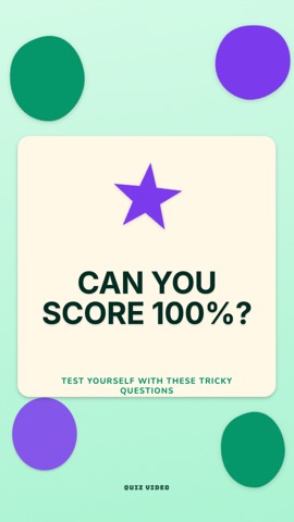 Felt · Mint hook quiz video template preview