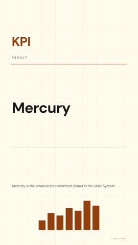 Quarterly · Cream answer quiz video template preview