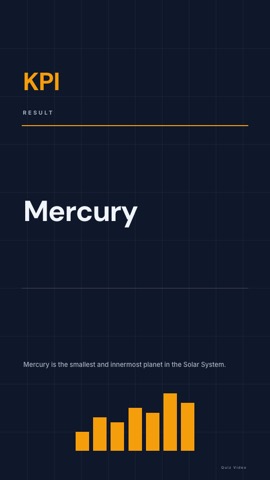 Quarterly · Slate answer quiz video template preview