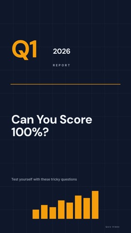 Quarterly · Slate hook quiz video template preview