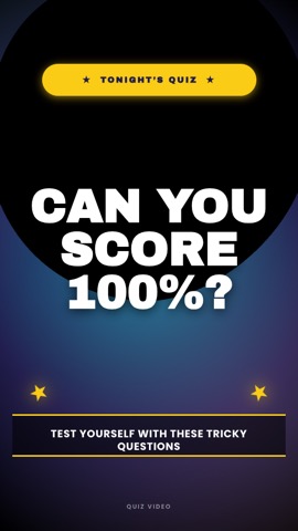 Spotlight · Studio hook quiz video template preview