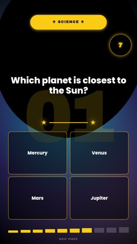 Spotlight · Studio quiz video template preview