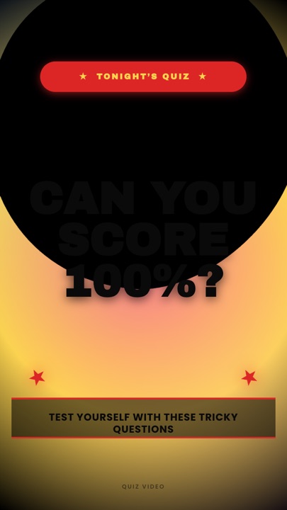 Spotlight · Pop hook quiz video template preview