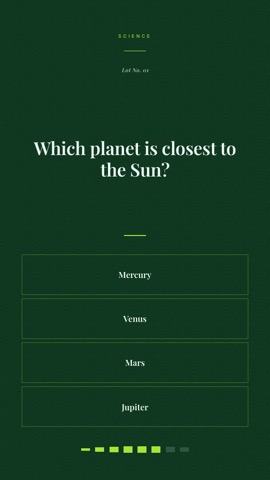 Estate · Forest quiz video template preview
