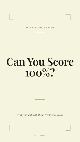 Estate · Parchment hook quiz video template preview