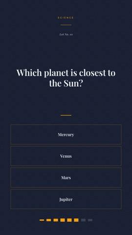 Estate · Slate quiz video template preview