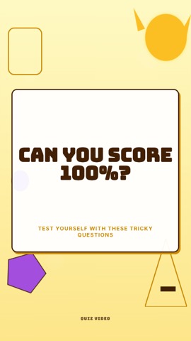 Recess · Sunshine hook quiz video template preview