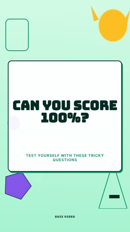 Recess · Mint Meadow hook quiz video template preview