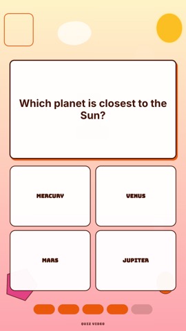 Recess · Peach Park quiz video template preview
