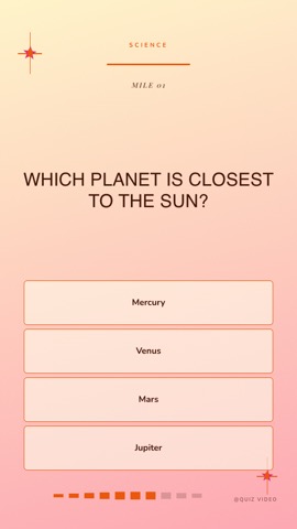 Road Trip · Coastal quiz video template preview