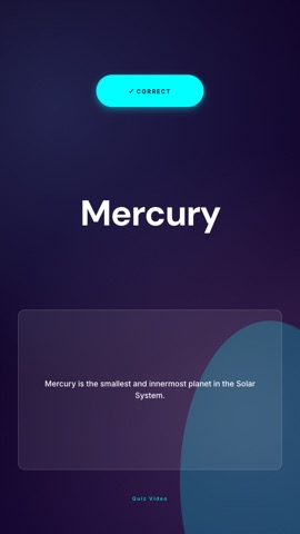 SaaS · Cyberpunk answer quiz video template preview