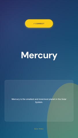 SaaS · Electric answer quiz video template preview