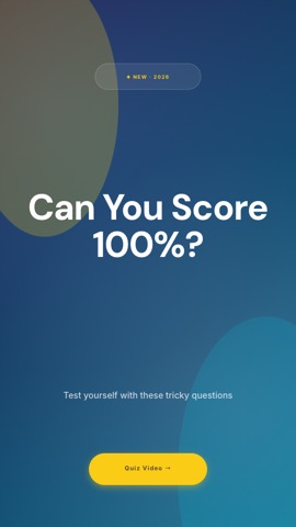 SaaS · Electric hook quiz video template preview