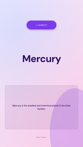 SaaS · Lavender answer quiz video template preview