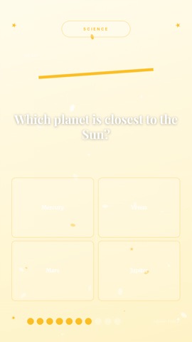 Festive · Linen quiz video template preview