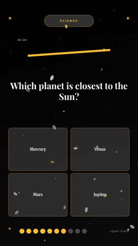 Festive · Midnight Mass quiz video template preview