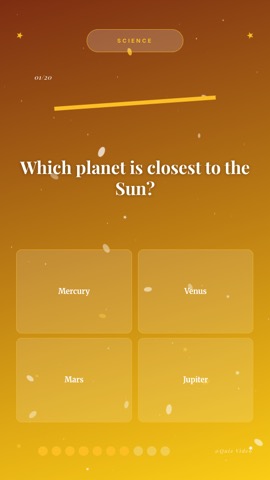 Festive · Mulled quiz video template preview