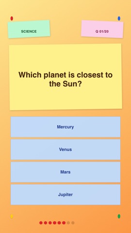 Seminar · Apricot quiz video template preview