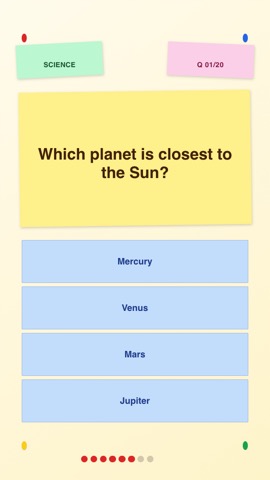 Seminar · Cream quiz video template preview