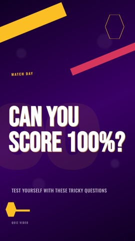 Sports · Arcade hook quiz video template preview