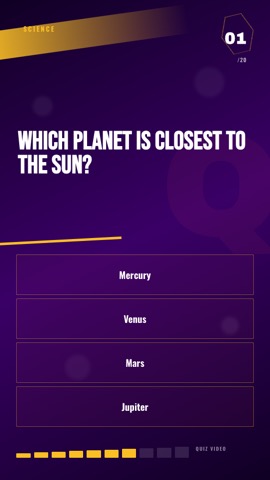 Sports · Arcade quiz video template preview