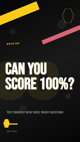 Sports · Obsidian hook quiz video template preview