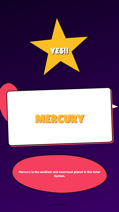 Stickers · Arcade answer quiz video template preview