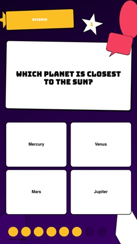 Stickers · Arcade quiz video template preview