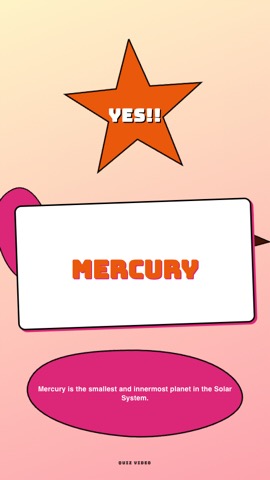 Stickers · Peach answer quiz video template preview