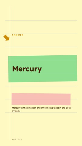 Study Buddy · Highlight answer quiz video template preview