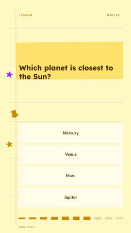 Study Buddy · Highlight quiz video template preview
