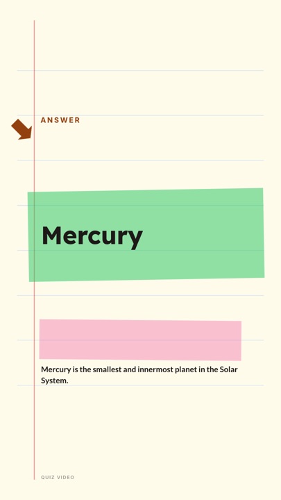 Study Buddy · Cream answer quiz video template preview