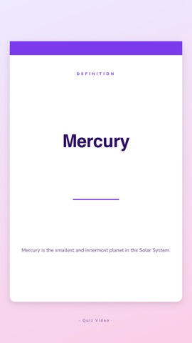 Study cards · Lavender answer quiz video template preview