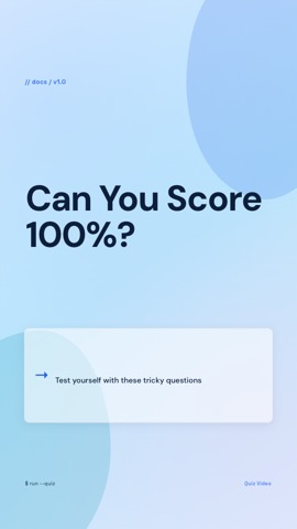 Tech Deck · Glacier hook quiz video template preview