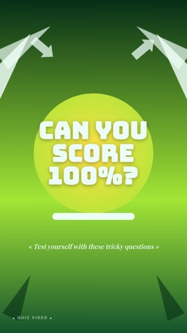 Tiki Bar · Forest hook quiz video template preview