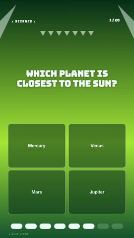 Tiki Bar · Forest quiz video template preview