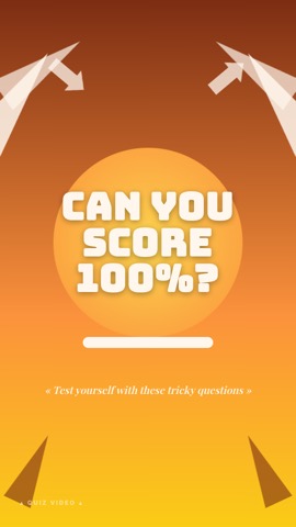 Tiki Bar · Sunset hook quiz video template preview