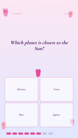 Valentines · Cotton Candy quiz video template preview