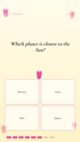 Valentines · Cream quiz video template preview