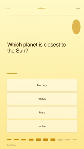 VSCO · Butter quiz video template preview