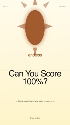 VSCO · Cream hook quiz video template preview