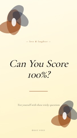 Wedding · Linen hook quiz video template preview