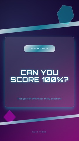 Y2K · Cyberpunk hook quiz video template preview