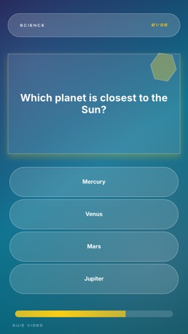 Y2K · Electric quiz video template preview